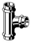 Tee bakri Viega Profipress 18mm x 18mm x 18mm