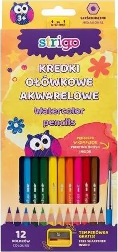Set i lapsave Strigo, 3mm, 12 ngjyra