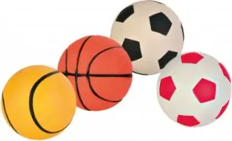 Set i lodrave për qen topa Trixie, 5.5cm, 4 lloje