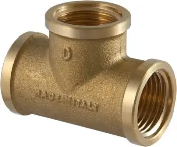 Tee bronzi tdm_brass 1 1/4", 3 dalje V/V/V