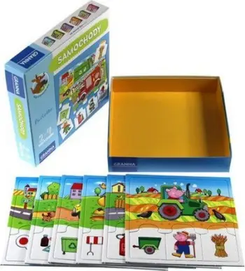 Puzzle edukativ Granna Game Cars