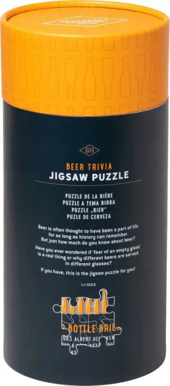 Puzzle Gentlemen's Hardware Jigsaw, 1000 pjesë, motiv birre