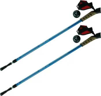 Shkopinj Nordic Walking Spartan, 2 seksione, 84-130cm, blu