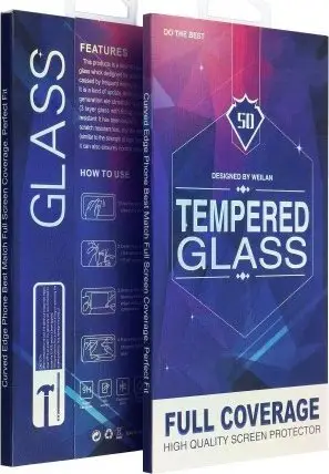 Xham mbrojtës 5D Full Glue për Xiaomi 12 12X 12S, Tempered Glass, i zi
