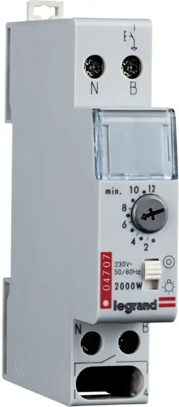 Kohëmatës shkalle Legrand WS 312 004707, 16A, 0.5 12 min, i bardhë