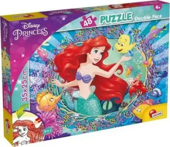 Puzzle Lisciani Disney Ariel, 48 copa, dyanshëm, shumëngjyrësh