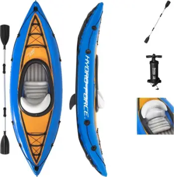 Kajak fryrëse Bestway Hydro-Force, 1 person, me lopatë dhe pompë, jeshil