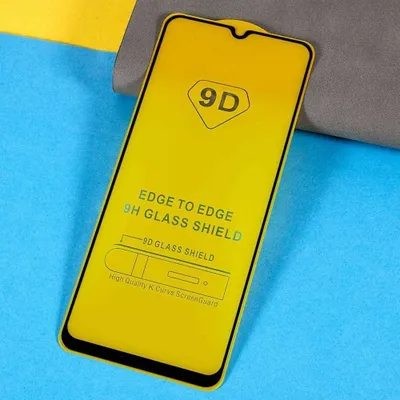 Xham mbrojtës 5D Full Glue për Xiaomi Redmi 10C, i plotë, i zi - 3