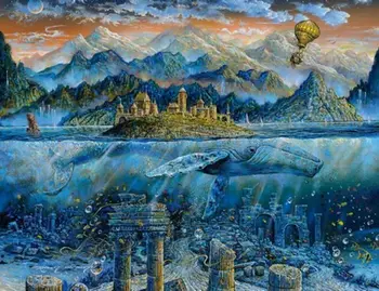 Puzzle Ravensburger Whale of Wisdom, 2000 elemente