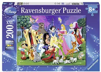 Puzzle Ravensburger XXL Disney Favorites, 200 copë, 49 x 36 cm, shumëngjyrësh