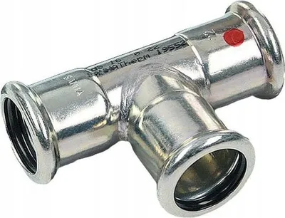 Tee presimi SANHA Therm, çelik karboni, 18 mm, i galvanizuar - 3