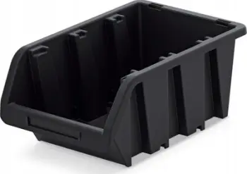 Kuti organizuese Prosperplast KTR12-S411, plastike, e zezë