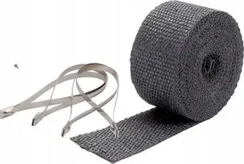 Set izolimi tubash Design Engineering, wrap 2" x 5ft, me lidhëse, i zi