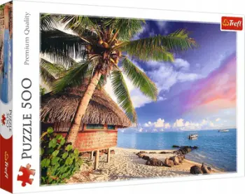 Puzzle Trefl Bora-Bora Island, 500 pjesë, shumëngjyrësh