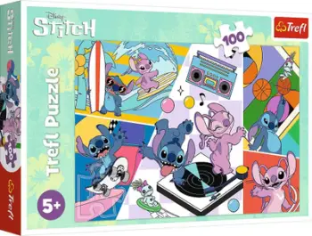 Puzzle Trefl Lilo and Stitch Memories, 100 pjesë, për fëmijë, shumëngjyrësh