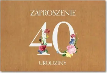 Ftesa ditëlindjeje Trend ZT38, mosha 40 vjeç, set 10 copë, shumëngjyrëshe