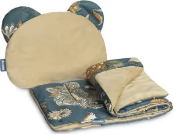 Set jastëk dhe batanije për karrocë Sensillo Velvet Morocco, pambuk 100%, për foshnje