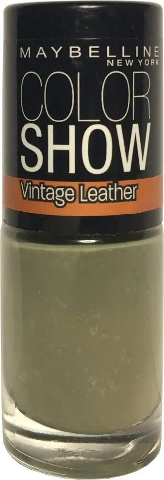 Llak thonjsh Maybelline Color Show Vintage Leather, efekt teksture, jeshile e zbehtë