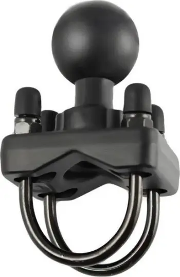Bazë montimi RAM Mounts RAM 235 1U, top C 3.18 cm, për tuba 3.18 3.81 cm, e zezë