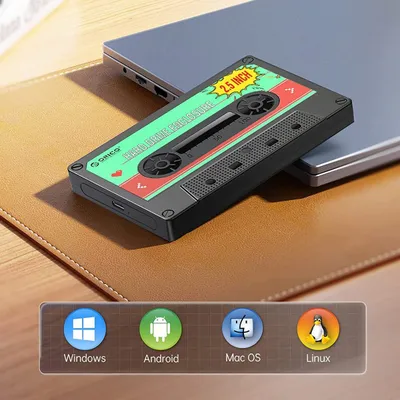 Kuti për disk Orico 2.5", USB C, 6Gbps, e zezë - 4