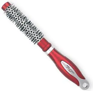 Furçë flokësh Top Choice Hair Brush Exclusive XS, rrethore, argjendtë burgundy