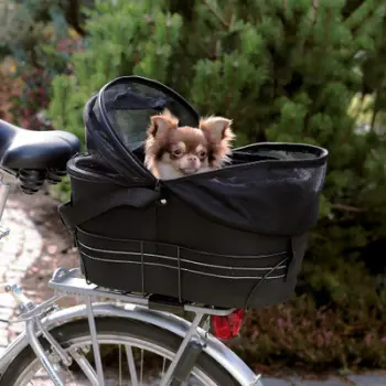 Shportë transportuese për biçikletë Trixie TX-13118, 48 x 29 x 42cm, e zezë