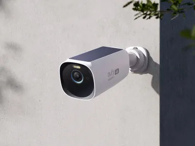 Kamerë sigurie shtesë Anker eufy Security eufyCam 3 4K Wi‑Fi me panel diellor, njohje fytyre, night vision me ngjyra, për jashtë, bardhë/zi, 1 copë - 2