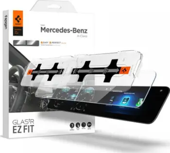 Xham mbrojtës Spigen GLAS.tR ez Fit, për Mercedes A Class 2020 2021, transparnet