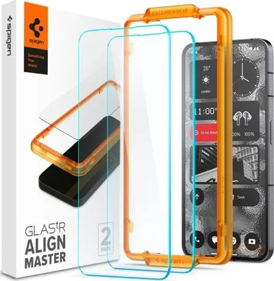 Xham mbrojtës Spigen Glas.TR, Nothing Phone 2, 2 copë, transparent - 1