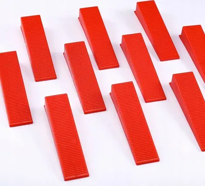 Set kunja nivelimi për pllaka, 100 copë, plastikë, portokalli - 2