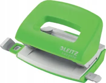 Shpues letrash Leitz NeXXt Recycle Mini, plastikë e ricikluar, portativ, i gjelbër