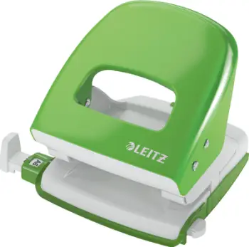 Shpues letre Leitz 50080050, 30 fletë, metalik, i gjelbër