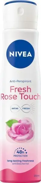 Deodorant antiperspirant Nivea Fresh Rose Touch, 250ml