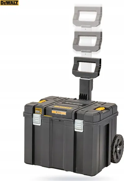 Set kuti mjetesh DeWalt TSTAK V2, 3 pjesë, IP54, i verdhë - 3