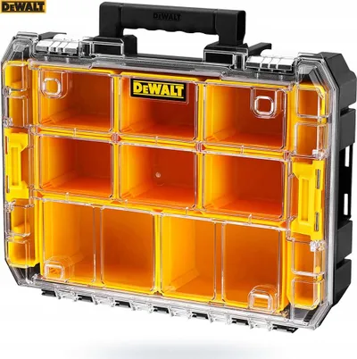 Set kuti mjetesh DeWalt TSTAK V2, 3 pjesë, IP54, i verdhë - 4