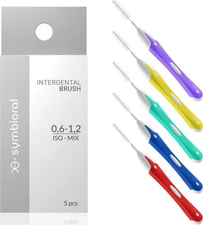 Furçë interdentare Symbioral Mix, 5 copë - 1