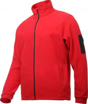 Bluza fleece Lahti Pro, CE, madhësia 2XL, e kuqe