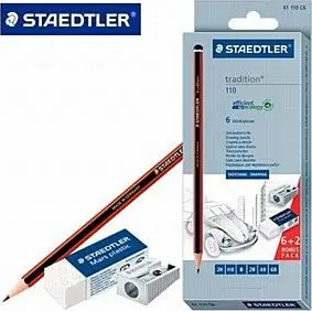 Set lapsa, gomë dhe mprehëse Staedtler, 8 pjesë