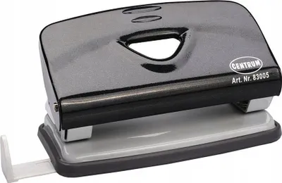 Shpuese letrash Centrum 83005, 10 fletë, seri Black Metallic, e zezë - 1