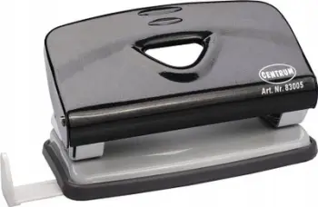 Shpuese letrash Centrum 83005, 10 fletë, seri Black Metallic, e zezë
