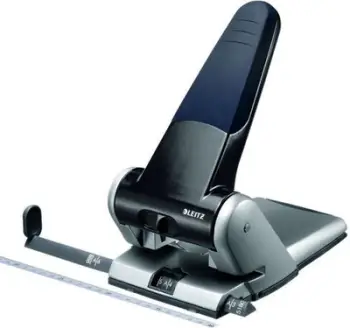 Shpuese letra Leitz 10K078A, 65 fletë, 5.5 mm, e zezë
