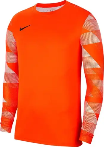 Bluzë portieri për fëmijë Nike Dry Park IV Jr CJ6072-819, mëngë të gjata, Dri FIT, portokalli