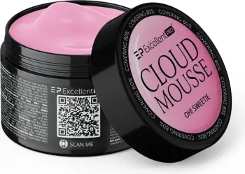 Xhel ndërtues për thonj për femra Excellent PRO Cloud Mousse Soft Powder 50g