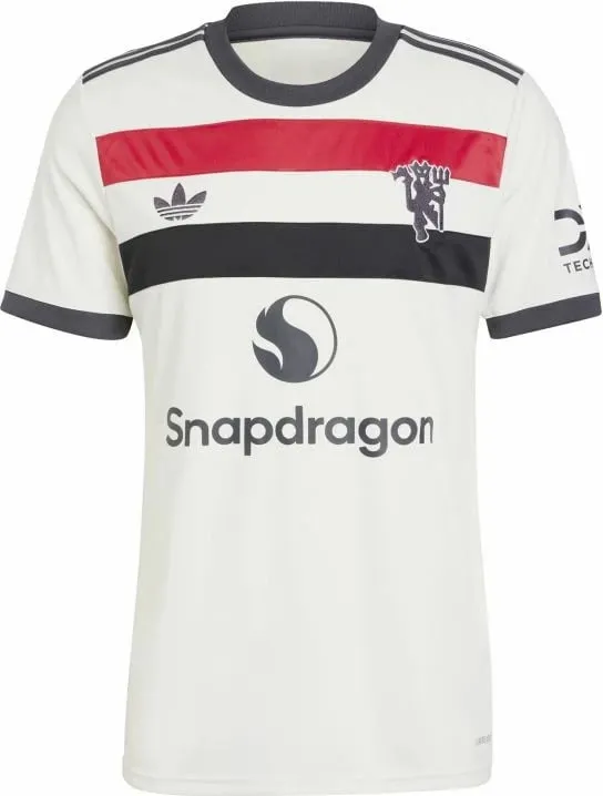 Maicë për meshkuj adidas Manchester United, e bardhë - 1