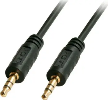 Kabllo lidhëse Lindy, Jack 3.5mm - Jack 3.5mm, 3m, e zezë