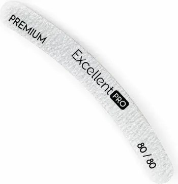 Lima për thonj Excellent PRO PREMIUM Zebra Banana File NF30 80/80 për femra, 1 copë
