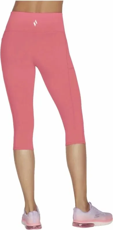 Shorce capri për femra Skechers, të kuqe - 2