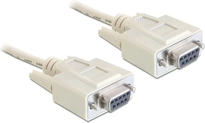 Kabllo Delock DB-9 - DB-9, 3m, bezhë - 1