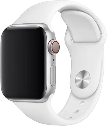 Rrip ore Eternico Essential për Apple Watch, 38mm 40mm 41mm, silikon, Cloud White, madhësia S M
