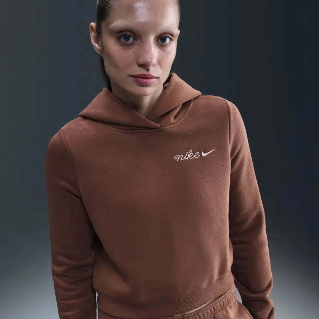 Duks NIKE W NSW PHNX FLC SHRUNKEN HOODIE - 2